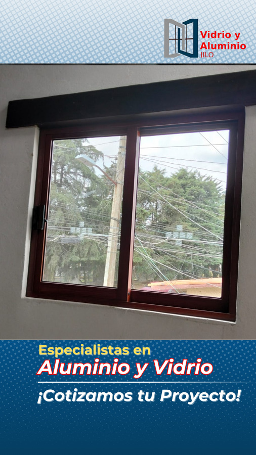 Ventana de aluminio doble
