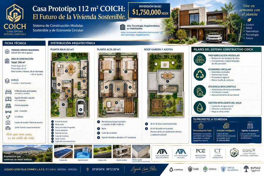 Casa Prototipo 112 m² COICH