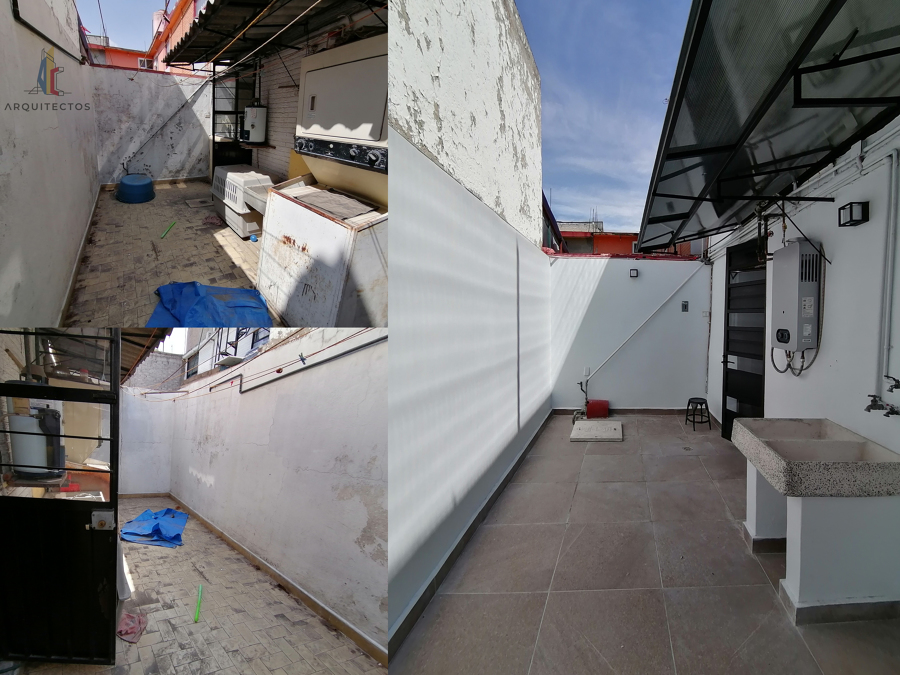 Remodelación patio de servicio