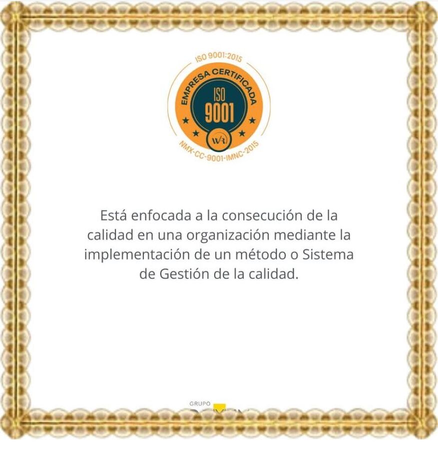 Nuestras certificaciones
