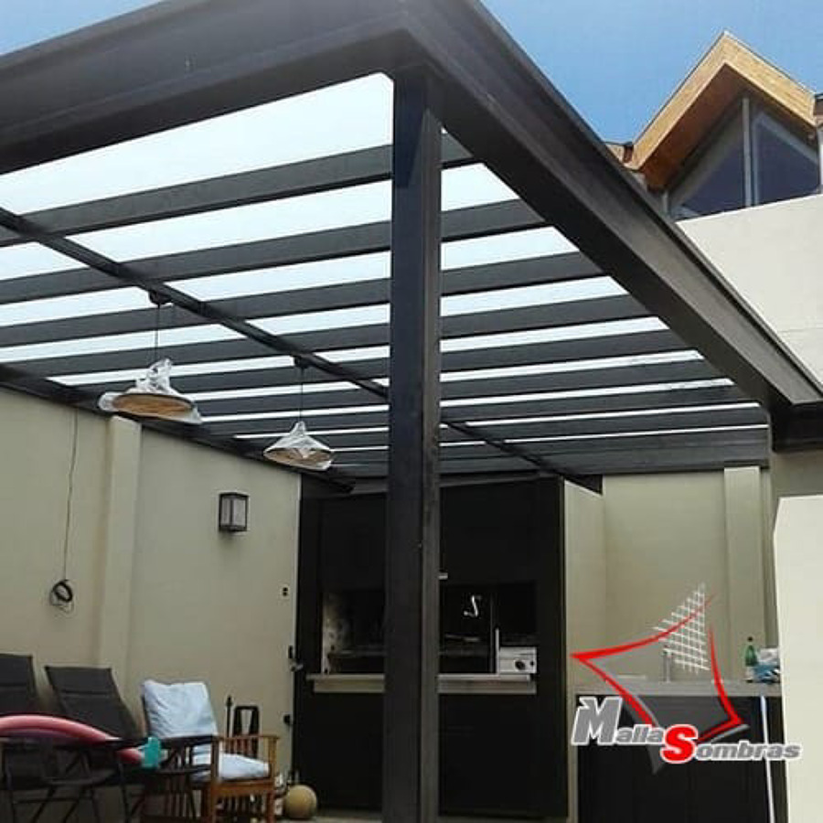 Estructuras con policarbonato