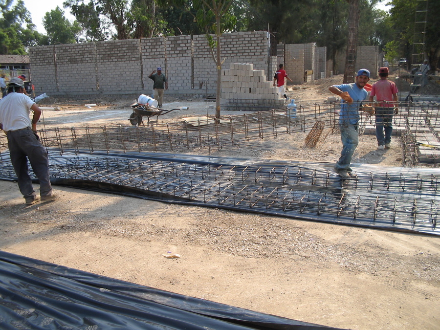 cimentación aligerada