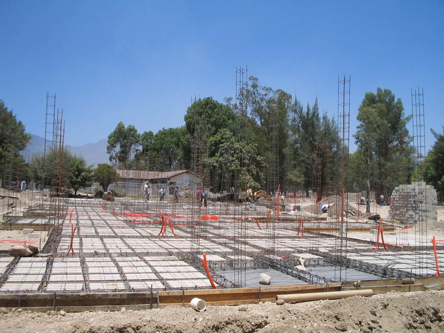 cimentación aligerada