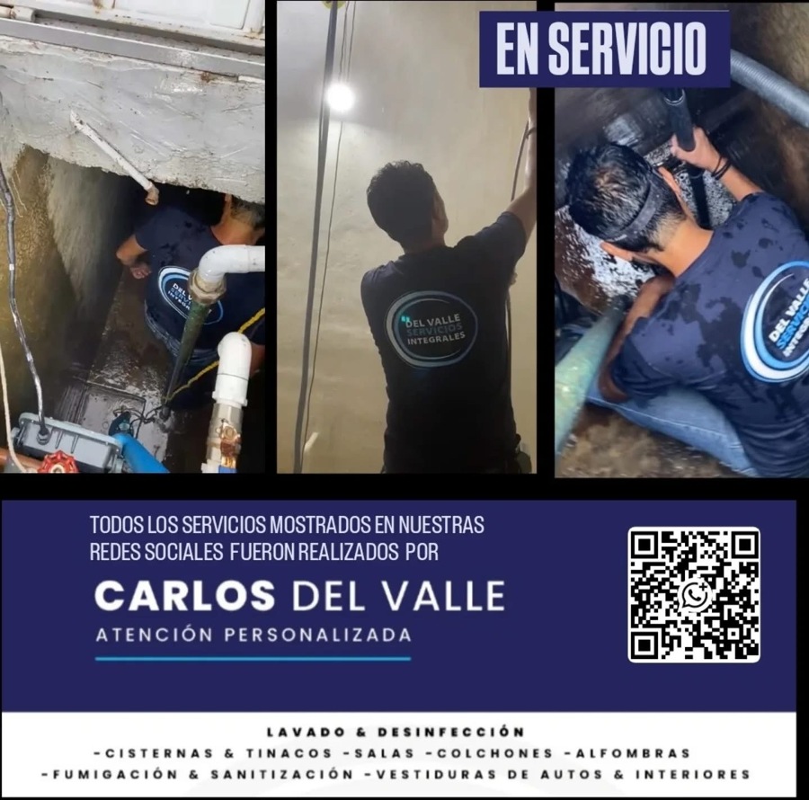 LAVADO Y DESINFECCIÓN DE CISTERNAS Y TINACOS EN CUERNAVACA Y AL REDEDORES