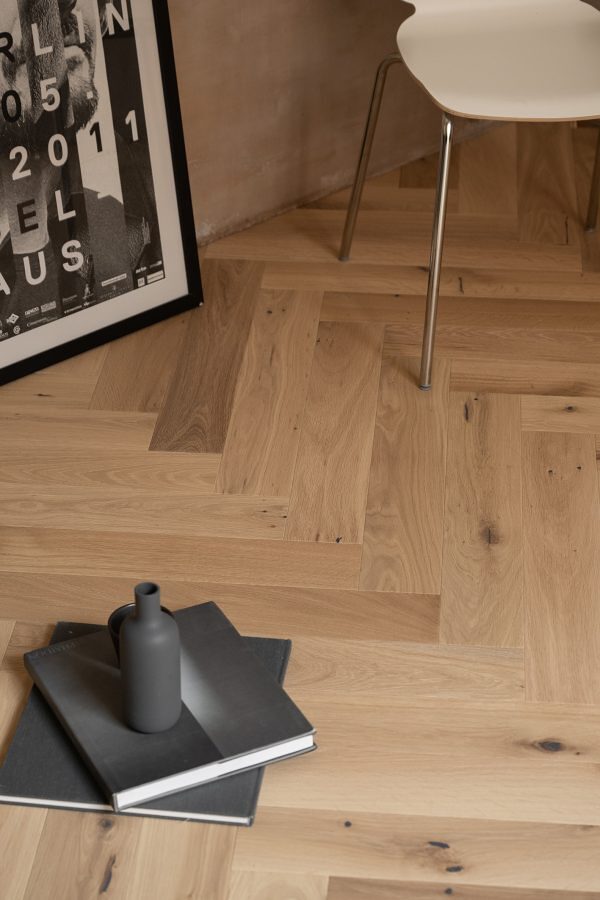 Duela en diseño Herringbone