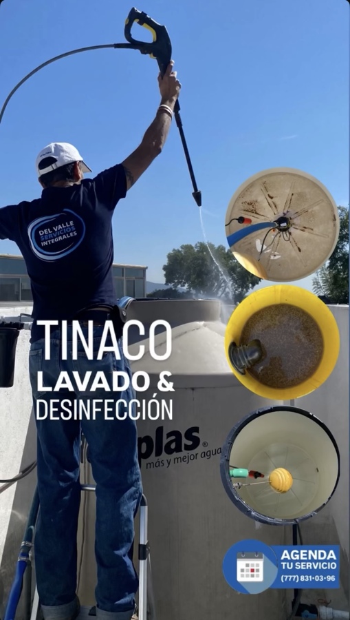 LAVADO Y DESINFECCIÓN DE CISTERNAS Y TINACOS EN CUERNAVACA Y AL REDEDORES