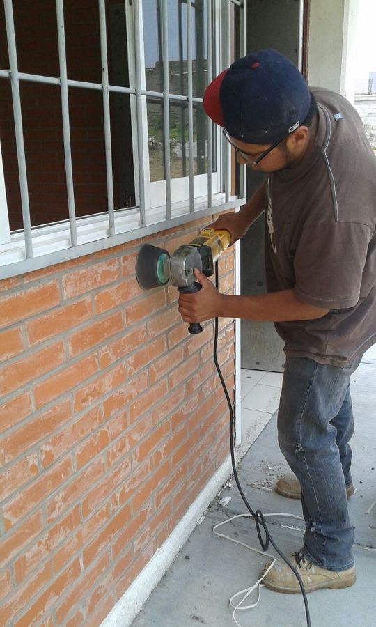 limpieza de muro