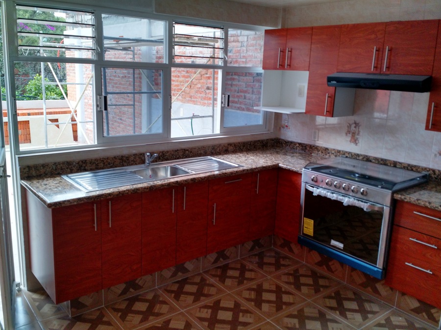 COCINA EN GRANITO GRISSAL Y MDF