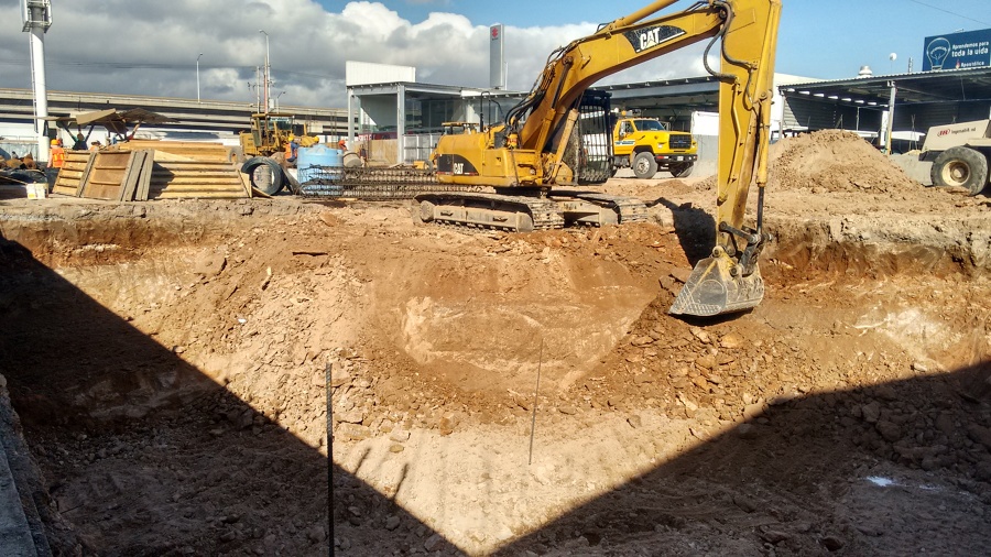 Construccion de edificio de 8 niveles