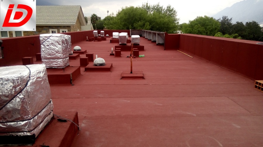 Impermeabilizacion losa y ductos Rollo 4.0 Rojo