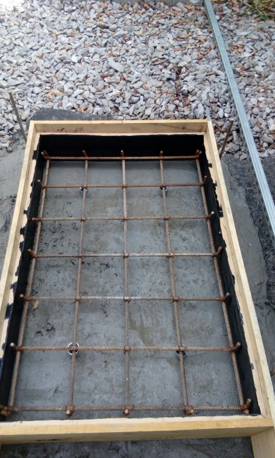 Emparrillado de plancha de concreto