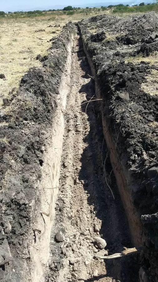 sanjeo de terreno natural