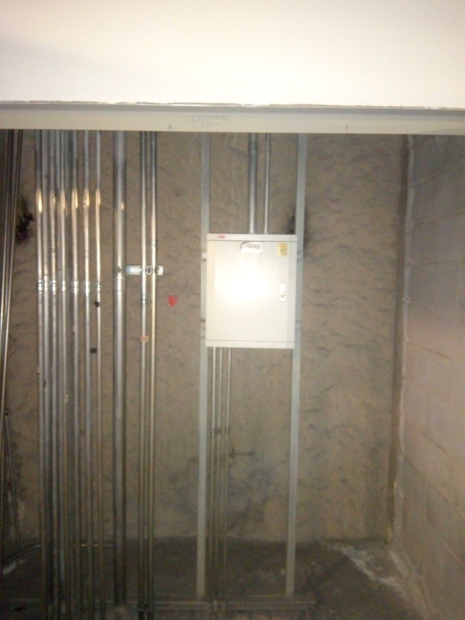 Colocación de tableros eléctricos