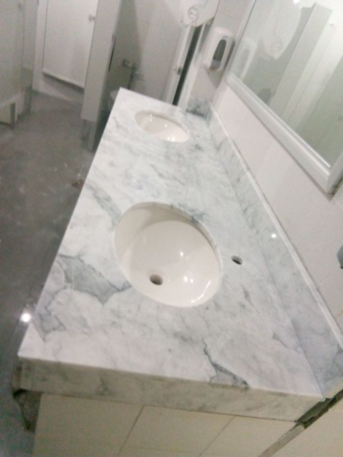 CUBIERTA DE BAÑO MARMOL VENECIANO