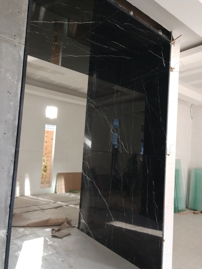 colocación de mármol