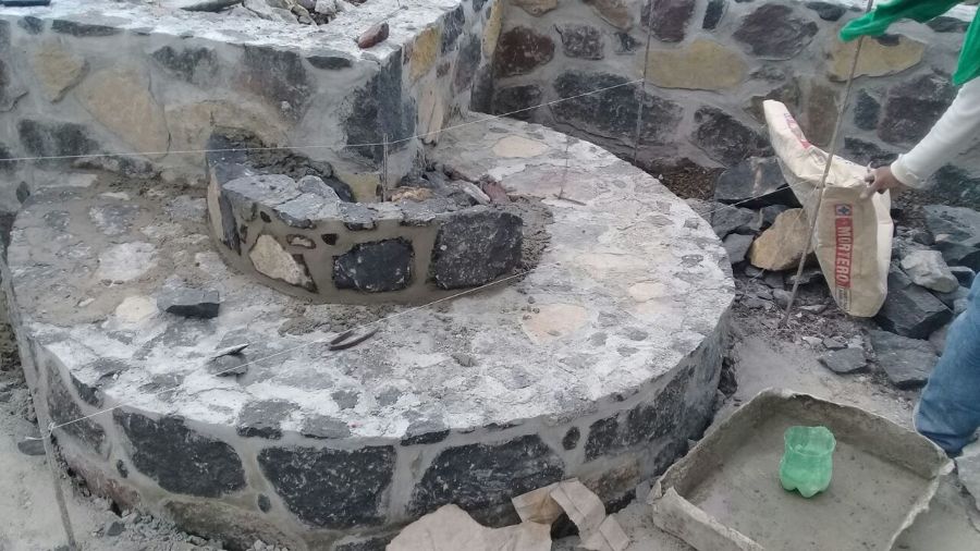 Escalones entrada principal