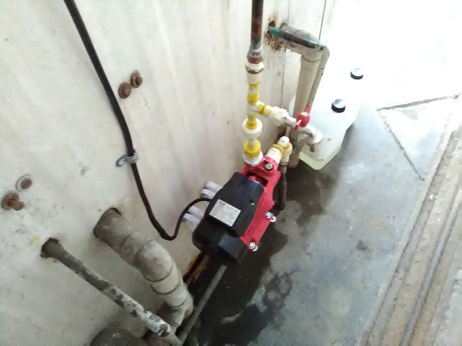Instalación de Bomba Periférica de 1/2 H.P.