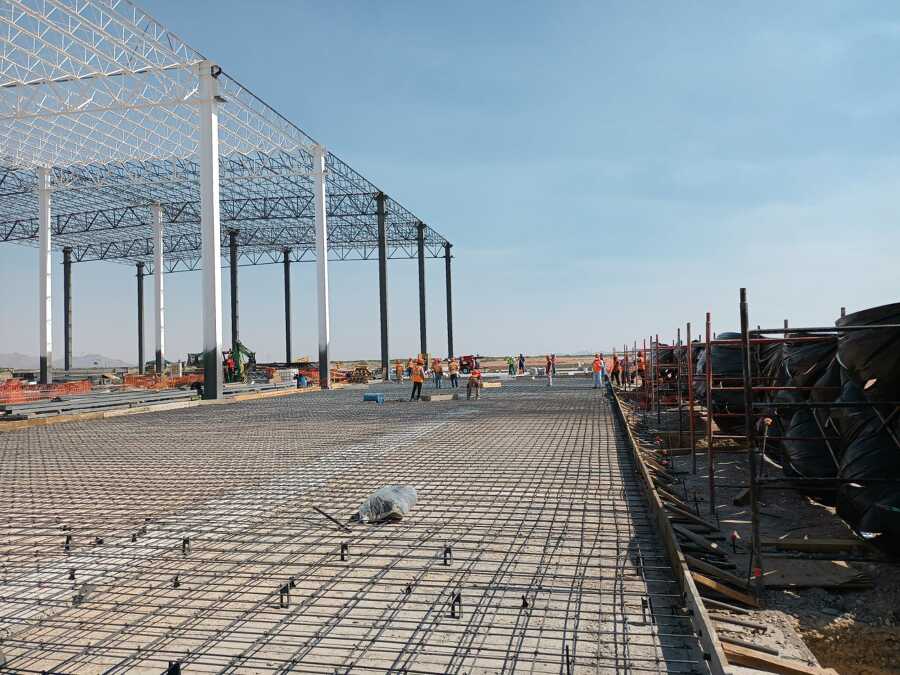 obra civil plataformas y pisos