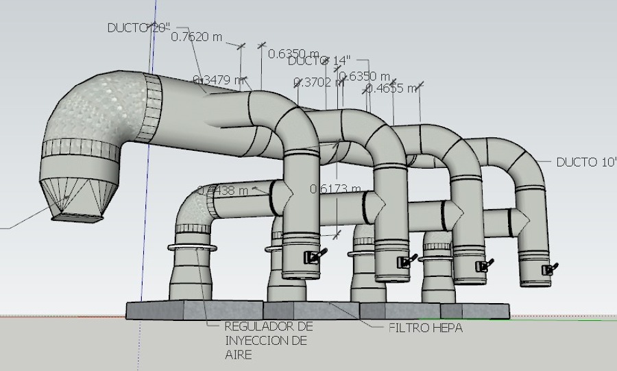 Ingeniería y diseño de sistemas industriales de ventilación