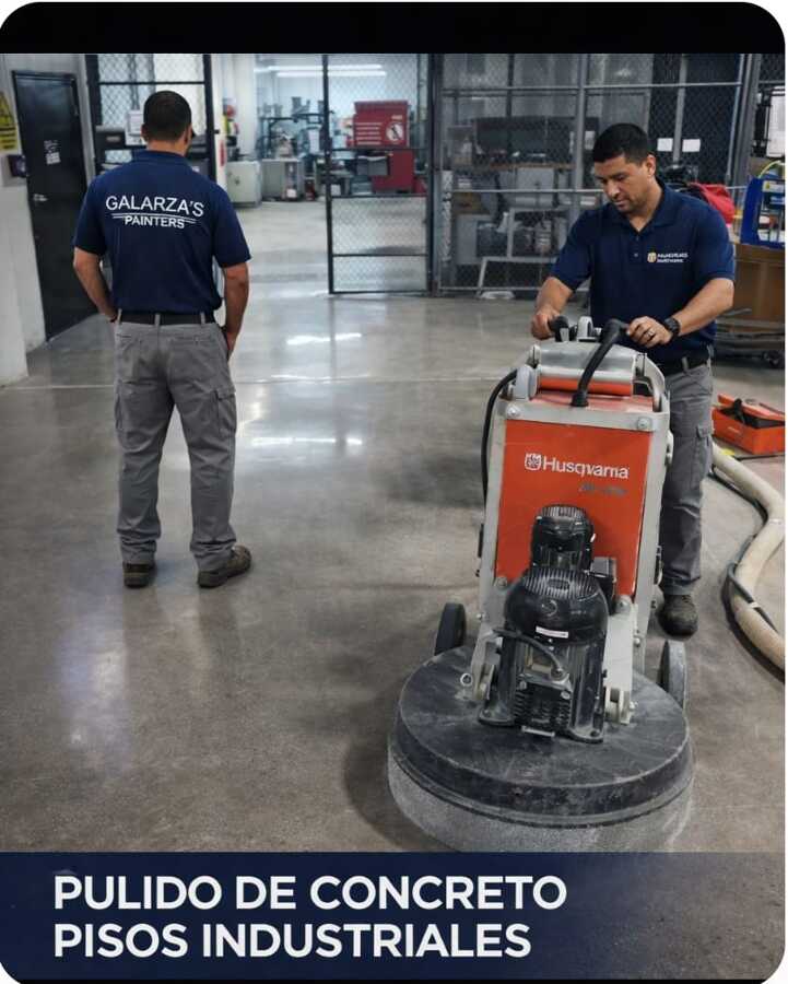 Pulido de concreto para pisos industriales