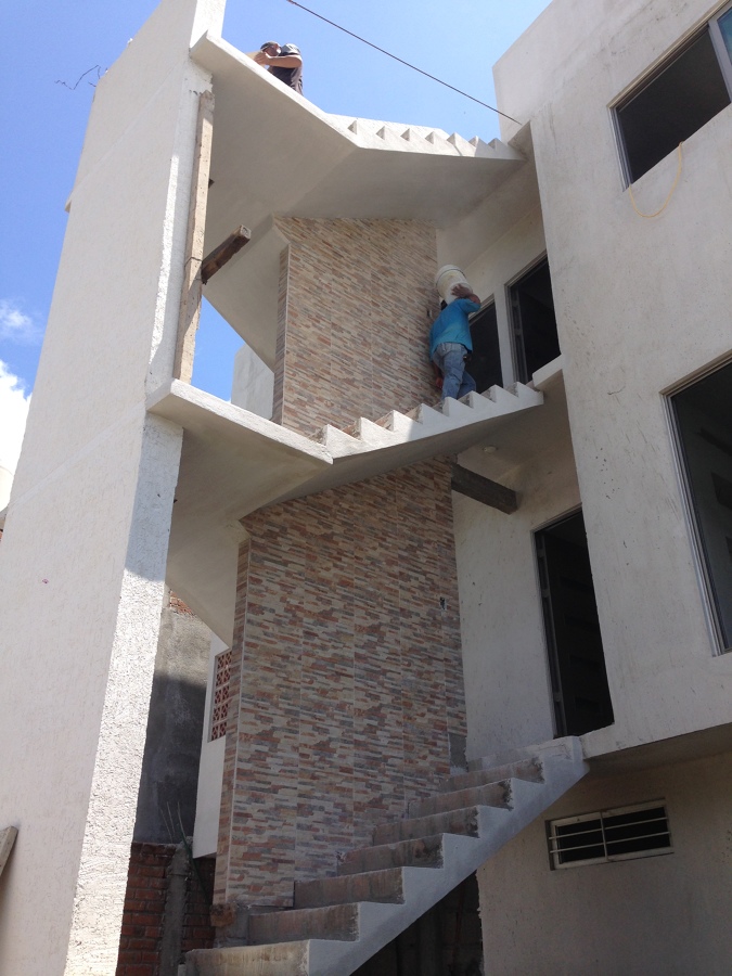 Texturizado en fachada