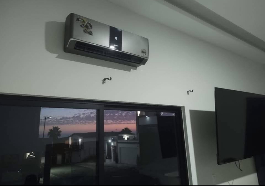 Instalación de aire acondicionado de 1 tonelada