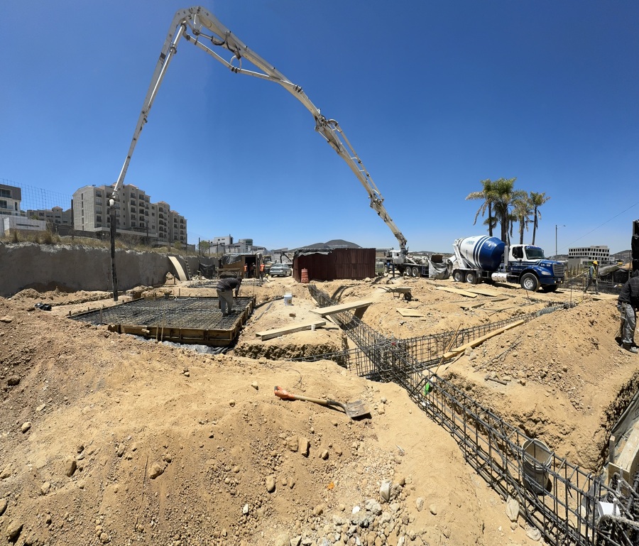 Cimentación – armado y colado de concreto