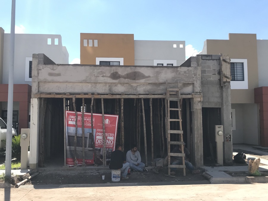 Construcción de cochera