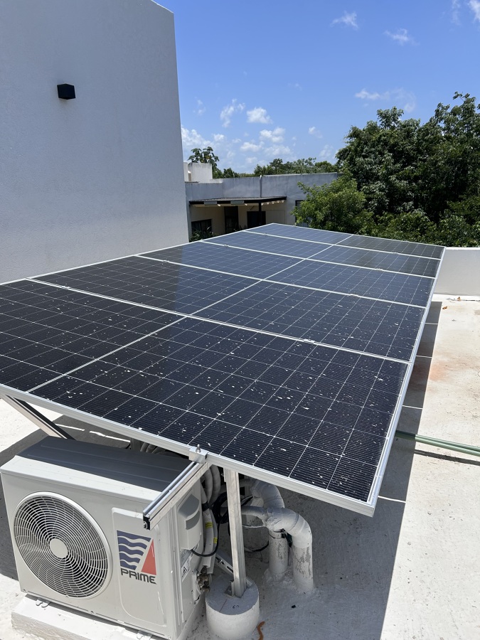 Limpieza de paneles solares