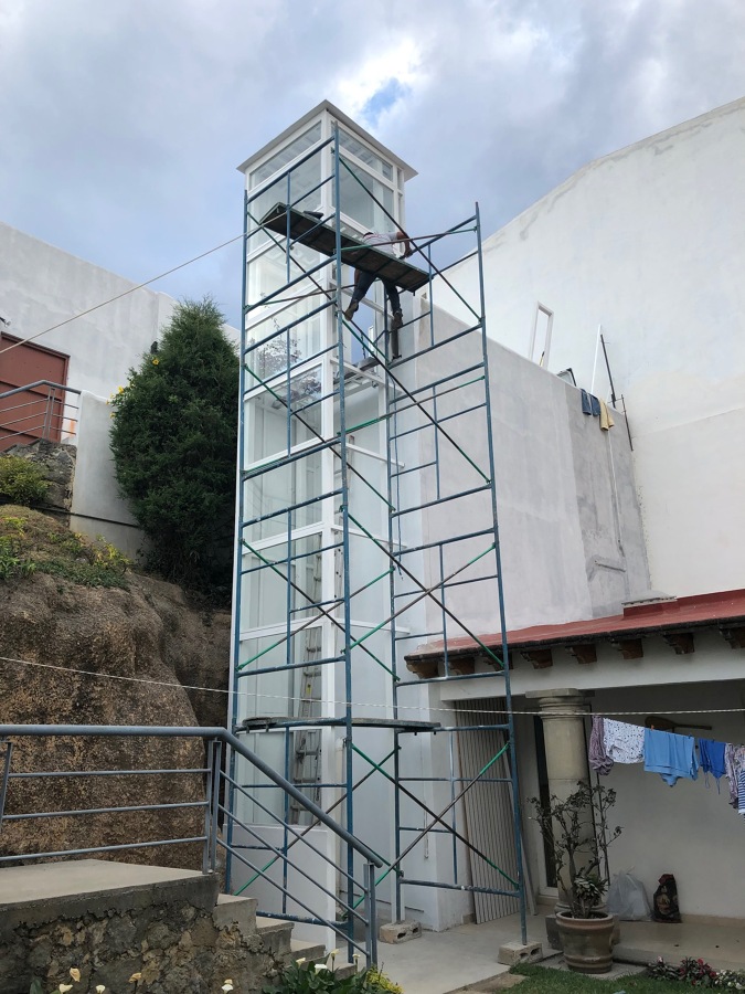CUBO PANORAMICO DE ELEVADOR RESIDENCIAL