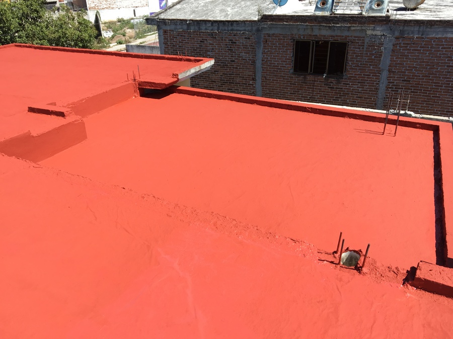 Acrílico Elastomerico con malla de refuerzo, calidad 5 años.