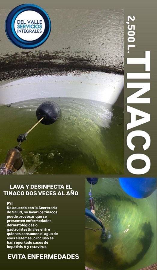 LAVADO Y DESINFECCIÓN CISTERNAS Y TINACOS CUERNAVACA