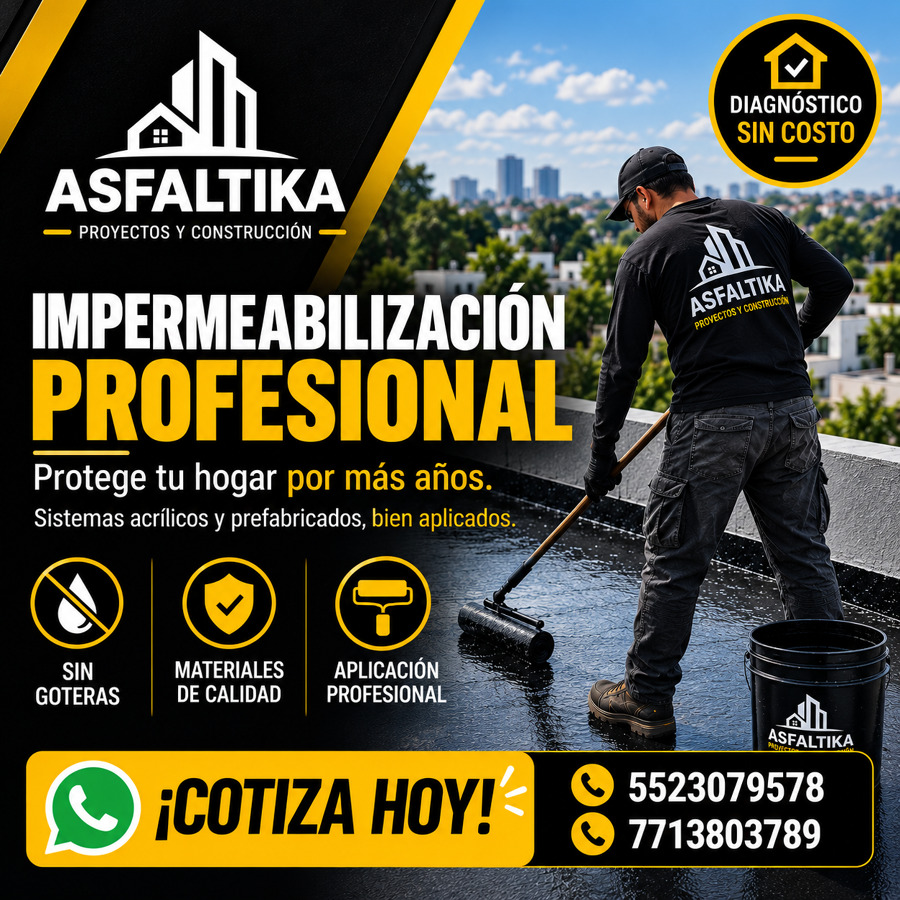 Impermeabiliza y protege tu casa.