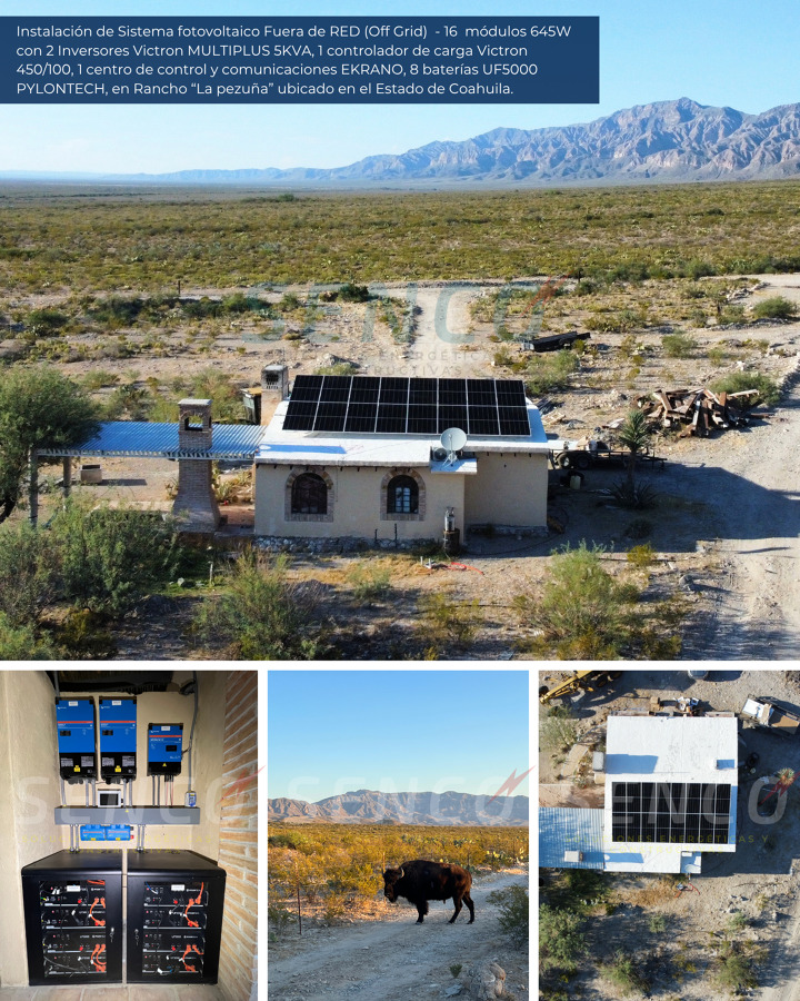 Sistema fotovoltaico AISLADO