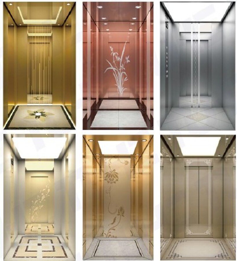 Cabinas en Acero Inoxidable elevadores de Tracción K600