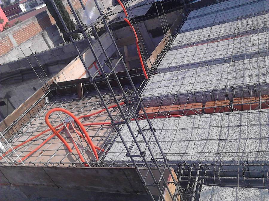 Listo para el colado.