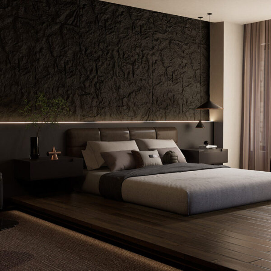 Placa ROCCA en recámara como cabecera