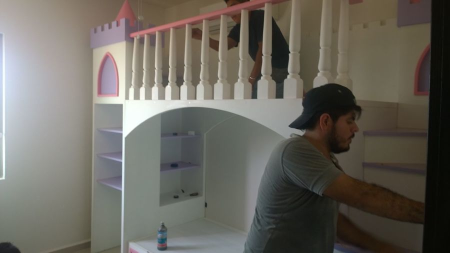 Cama castillo fabricación