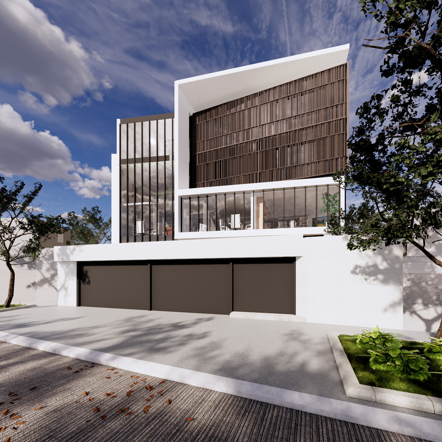 Fachada Principal C. Negocios Satélite