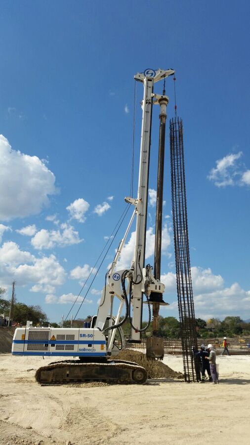 Pila de cimentacion subestacion electrica Tlajomulco