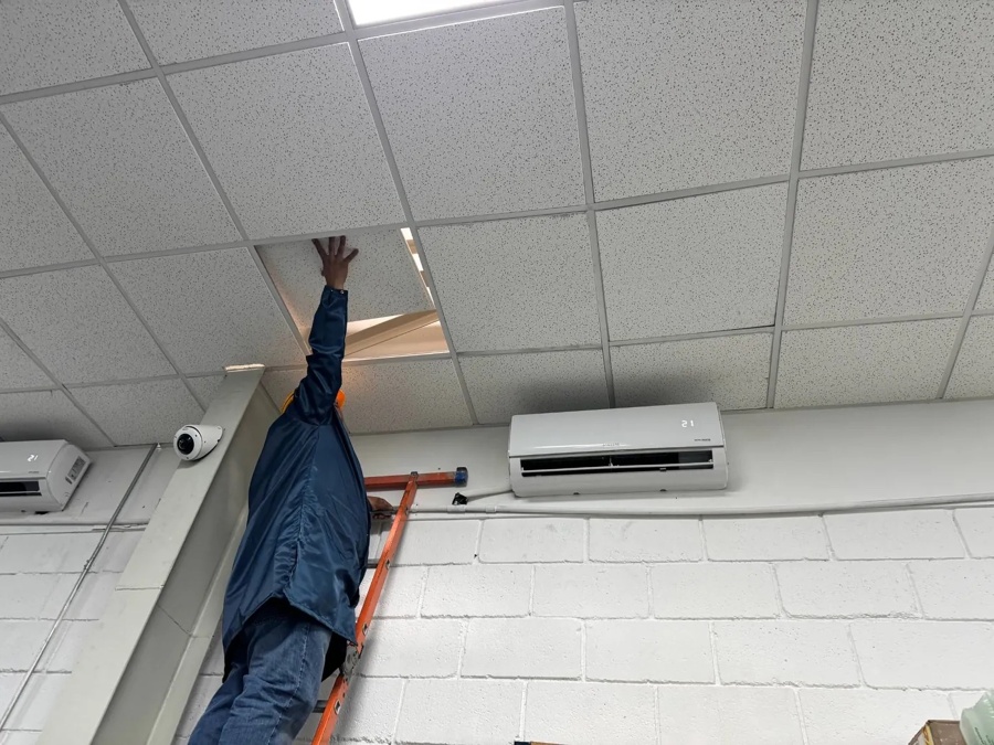 Instalación en plafón