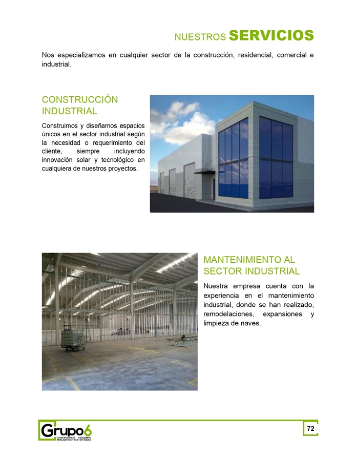 Portafolio de Trabajo Constructora Grupo 6