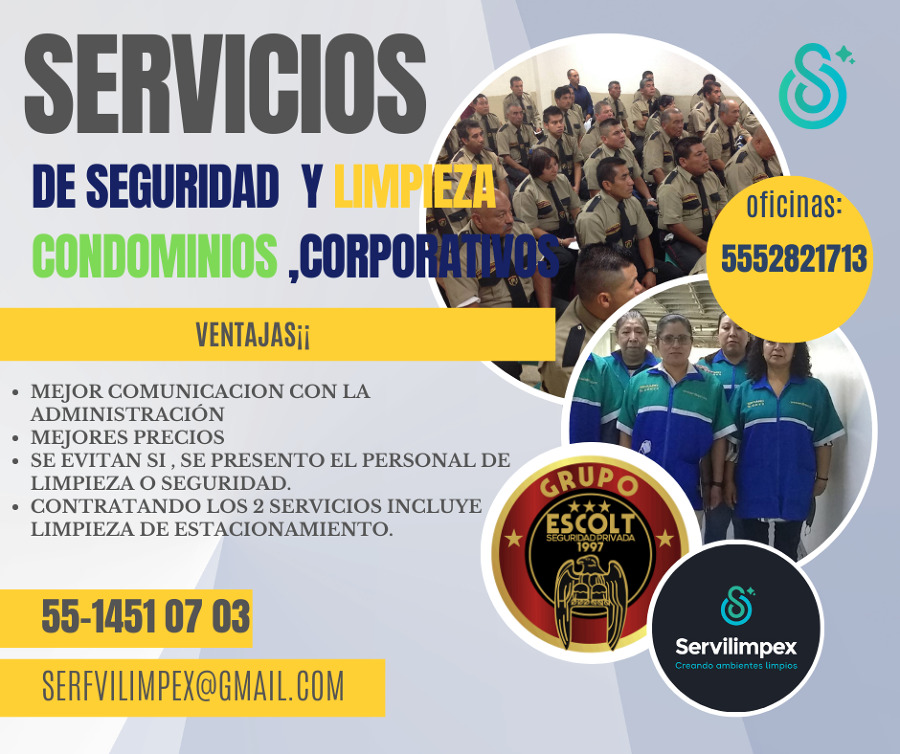 LOS MEJORES EN SEGURIDAD Y LIMPIEZA