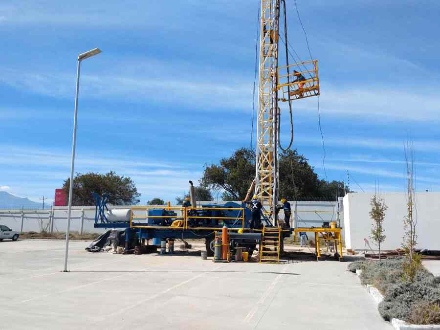 Perforación y equipamiento de pozos de agua