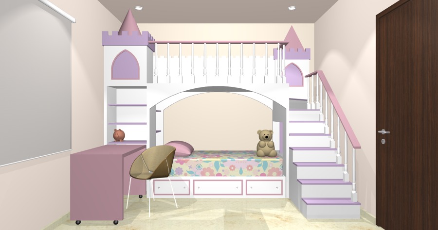 Castillo recamara infantil