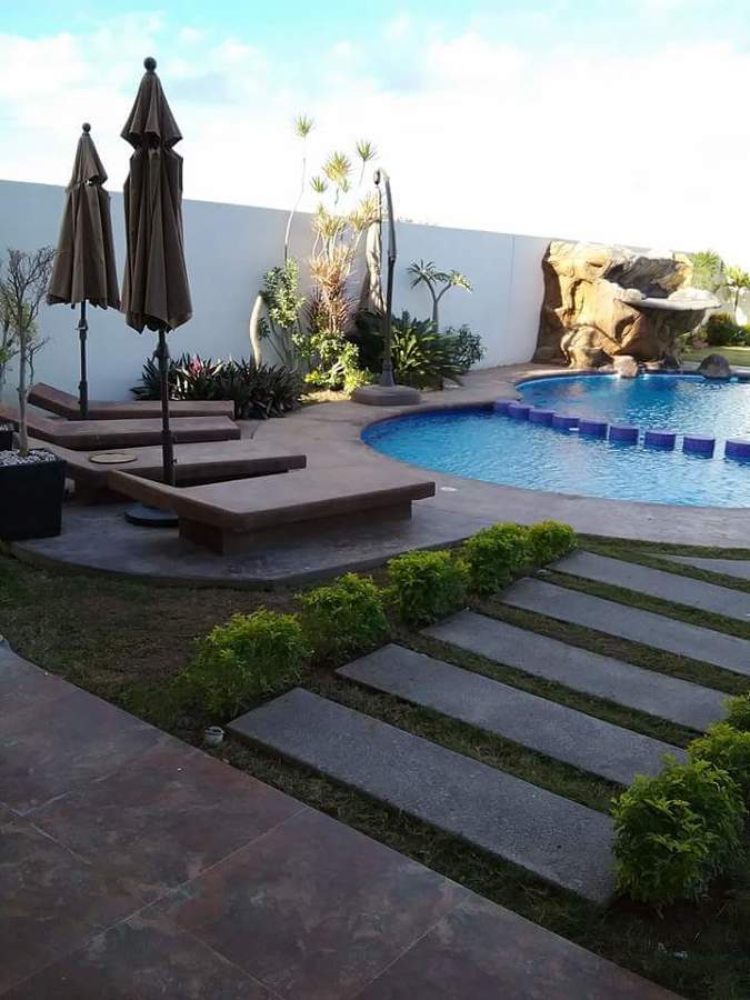 Alberca construida en Salon de eventos Guasave Sinaloa
