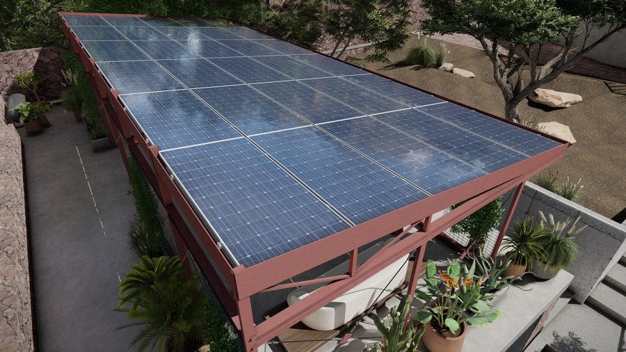 TERRAZA PANELES SOLARES