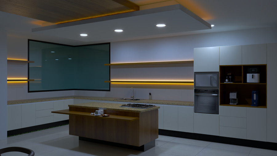 Render remodelacion cocina