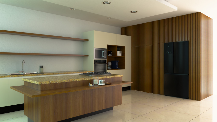 Render remodelacion cocina