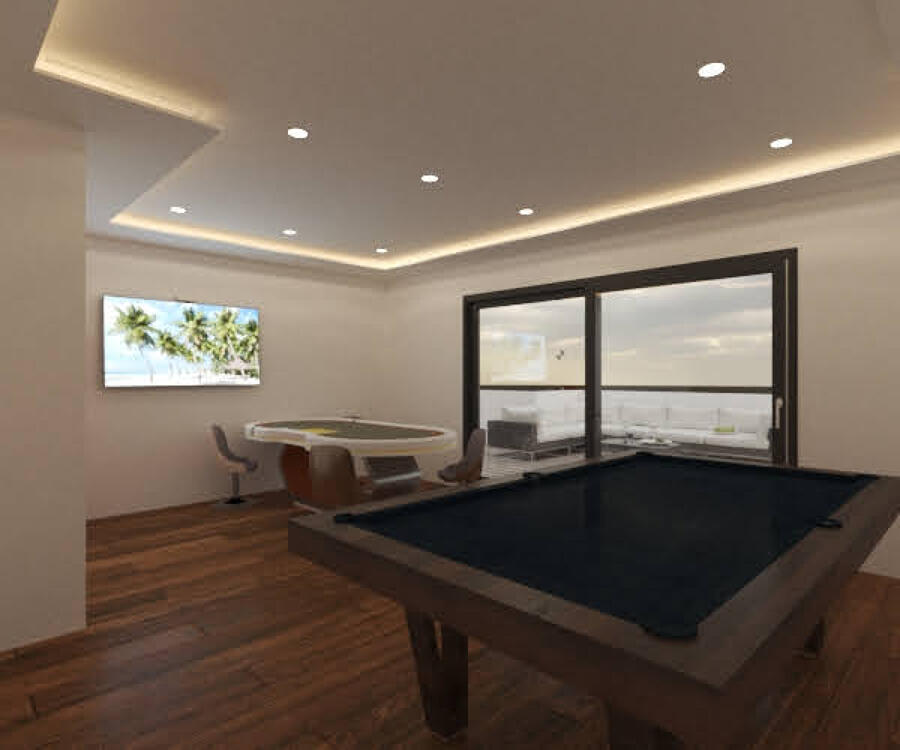 Construcción  hasta acabados de area de juegos